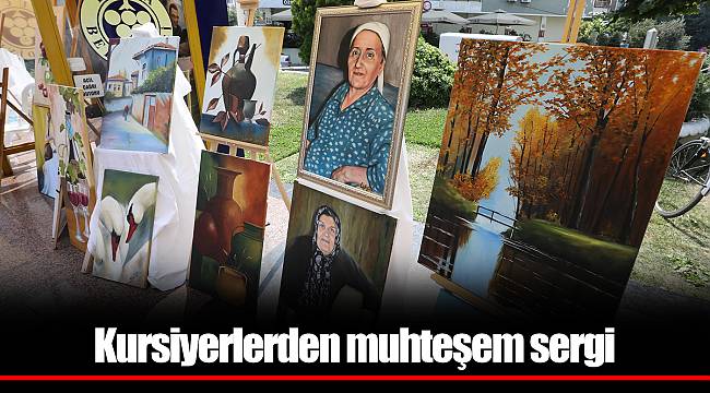 Kursiyerlerden muhteşem sergi