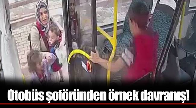 Otobüs şoföründen örnek davranış! Otobüsteki çocuğun ağladığını görünce...