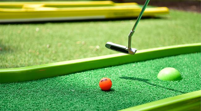 Pınarbaşı ve Çamdibi'nde çocuklar için mini golf
