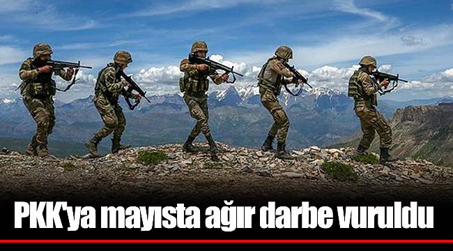 PKK'ya mayısta ağır darbe vuruldu