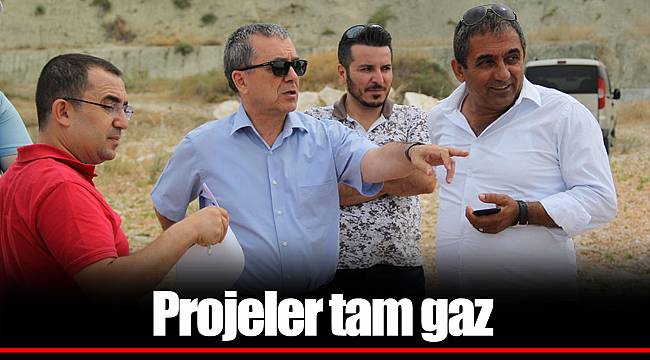 Projeler tam gaz