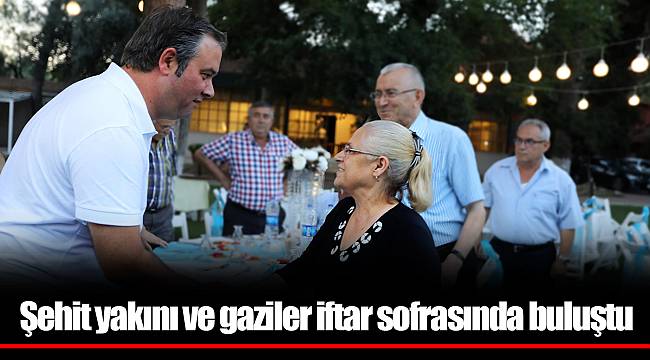 Şehit yakını ve gaziler iftar sofrasında buluştu