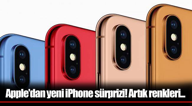 Apple&#039;dan yeni iPhone sürprizi! Artık renkleri...