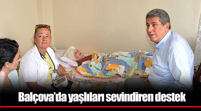 Balçova’da yaşlıları sevindiren destek
