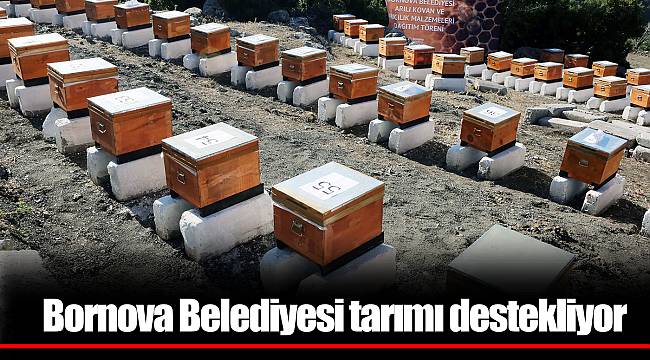 Bornova Belediyesi tarımı destekliyor