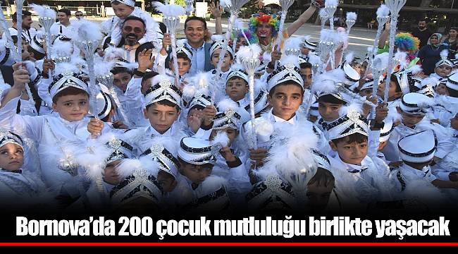 Bornova’da 200 çocuk mutluluğu birlikte yaşacak