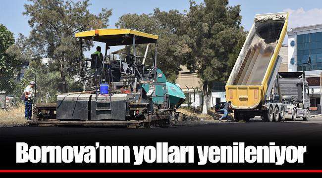 Bornova’nın yolları yenileniyor