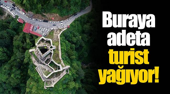 Buraya adeta turist yağıyor!