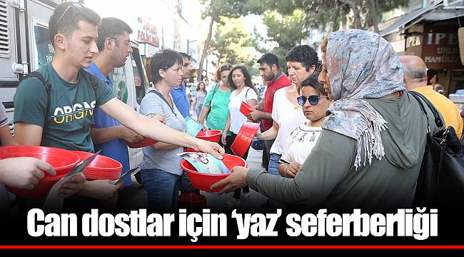 Can dostlar için ‘yaz’ seferberliği 