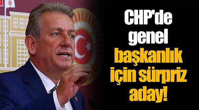 CHP'de genel başkanlık için sürpriz aday!
