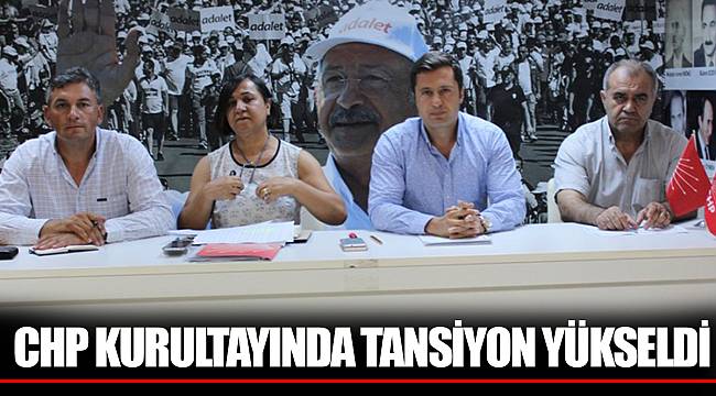 CHP KURULTAYINDA TANSİYON YÜKSELDİ