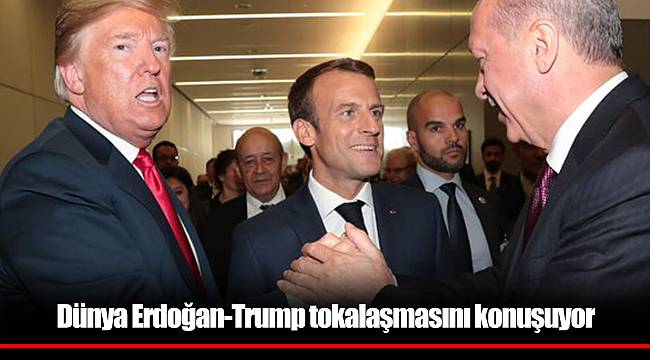 Dünya Erdoğan-Trump tokalaşmasını konuşuyor