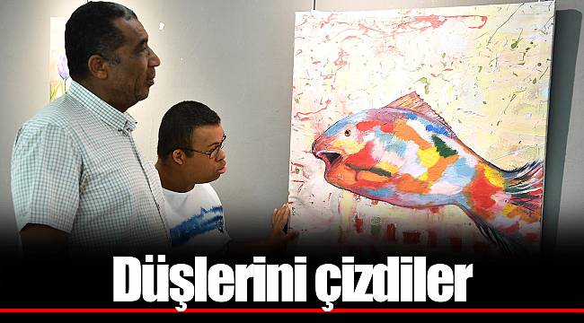 Düşlerini çizdiler
