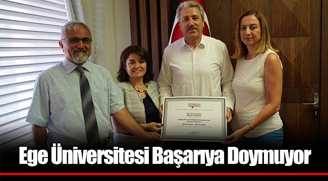 Ege Üniversitesi Başarıya Doymuyor