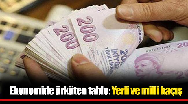 Ekonomide ürküten tablo: Yerli ve milli kaçış