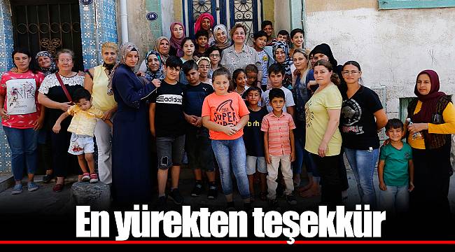 En yürekten teşekkür