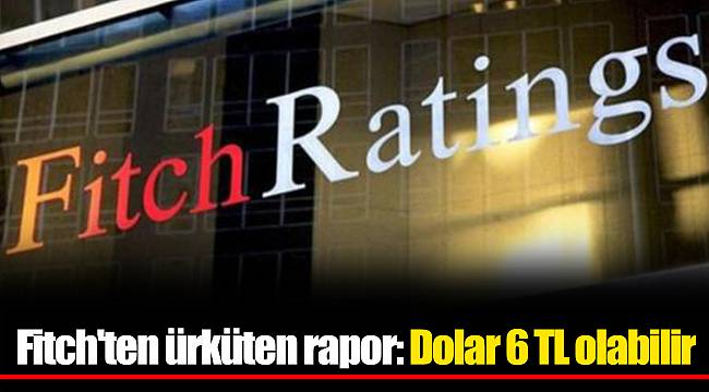 Fitch'ten ürküten rapor: Dolar 6 TL olabilir