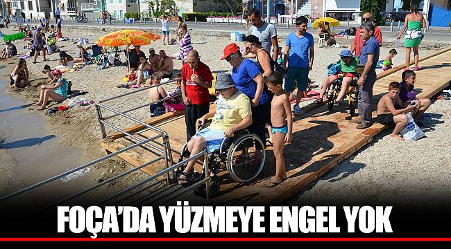 FOÇA’DA YÜZMEYE ENGEL YOK