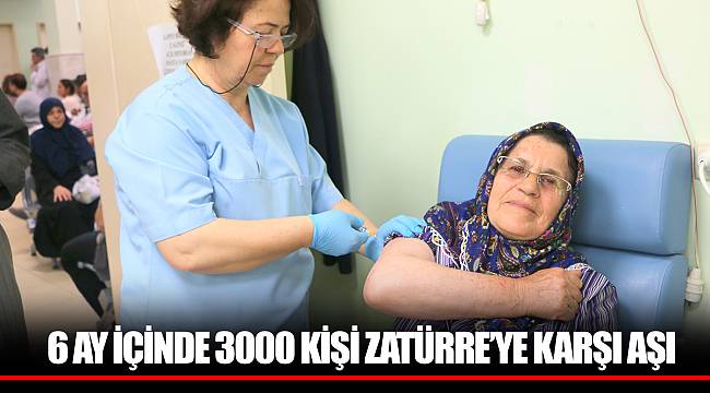 GÖĞÜS HASTANESİNDE 6 AY İÇİNDE 3000 KİŞİ ZATÜRRE ‘YE KARŞI AŞILANDI...