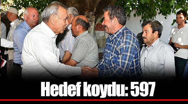 Hedef koydu: 597