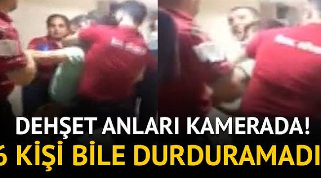 İstanbul'da sinirlenen hasta yakını doktora saldırdı! 6 kişi zor zapt etti!