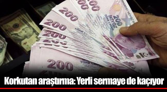 Korkutan araştırma: Yerli sermaye de kaçıyor