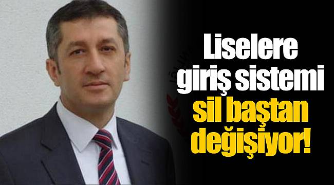 Liselere giriş sistemi sil baştan değişiyor!