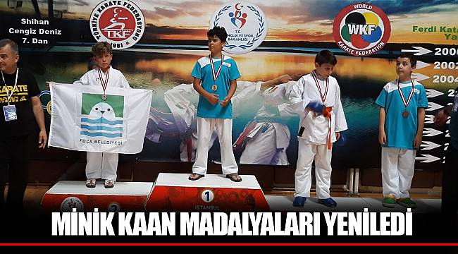 MİNİK KAAN MADALYALARI YENİLEDİ