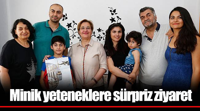 Minik yeteneklere sürpriz ziyaret