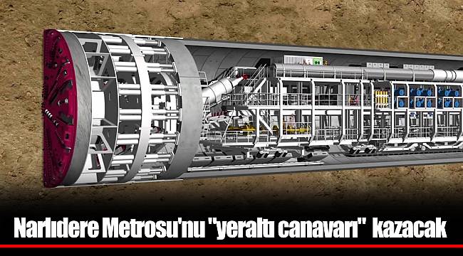 Narlıdere Metrosu'nu "yeraltı canavarı"  kazacak