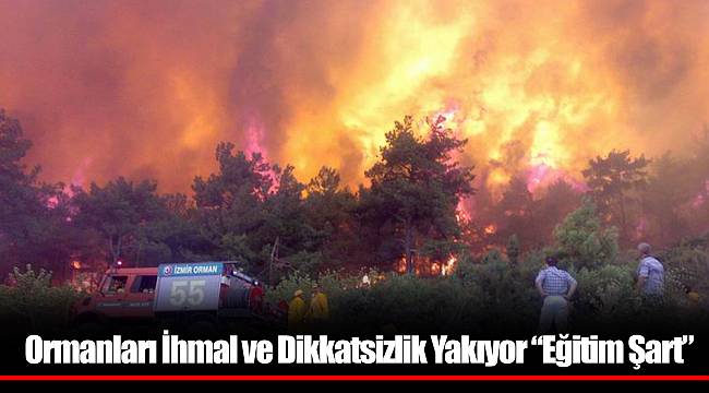 Ormanları İhmal ve Dikkatsizlik Yakıyor “Eğitim Şart”