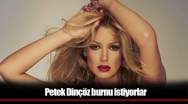 Petek Dinçöz burnu istiyorlar
