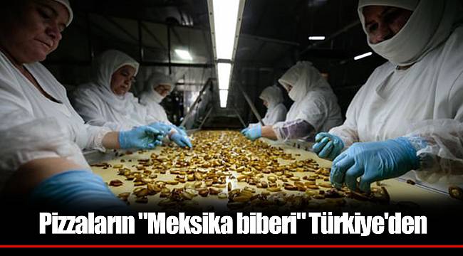 Pizzaların "Meksika biberi" Türkiye'den
