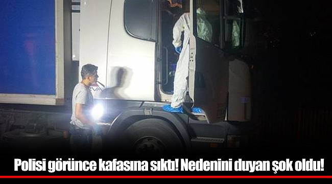 Polisi görünce kafasına sıktı! Nedenini duyan şok oldu!