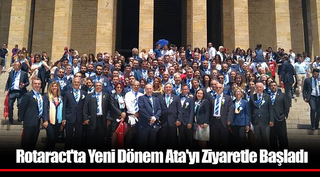 Rotaract'ta Yeni Dönem Ata'yı Ziyaretle Başladı.
