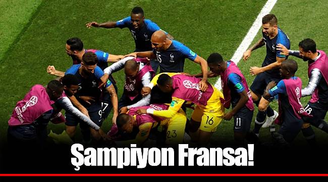Şampiyon Fransa!