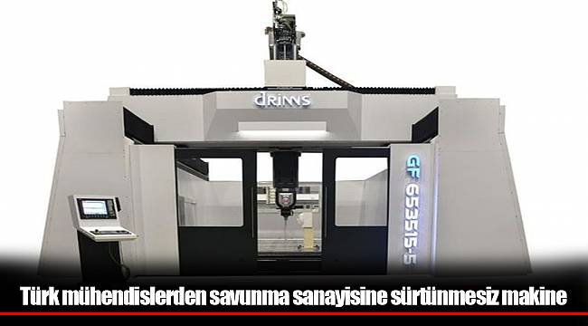 Türk mühendislerden savunma sanayisine sürtünmesiz makine