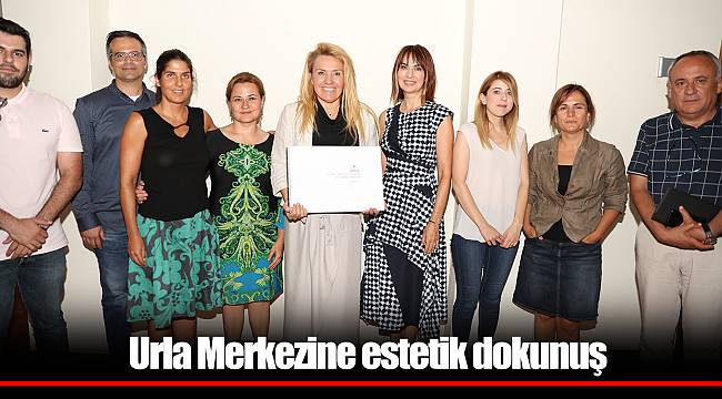 Urla Merkezine estetik dokunuş
