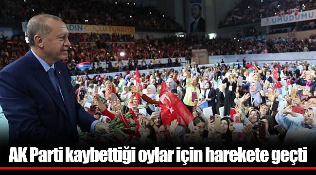 AK Parti kaybettiği oylar için harekete geçti
