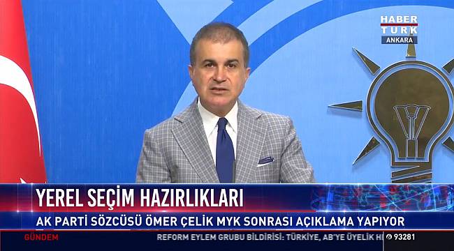AK Parti MYK toplantısı sonrası açıklamalar