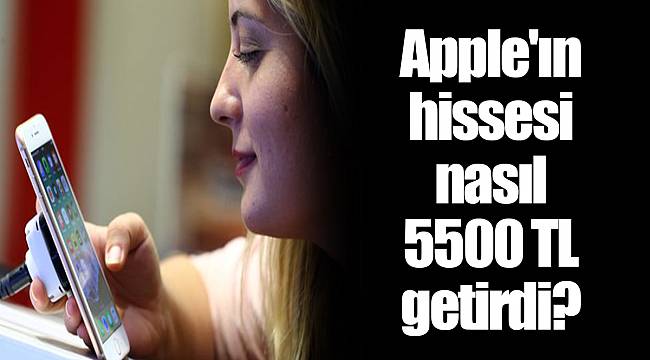 Apple'ın hissesi nasıl 5500 TL getirdi?