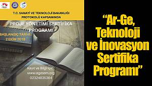  “Ar-Ge, Teknoloji ve İnovasyon Sertifika Programı”