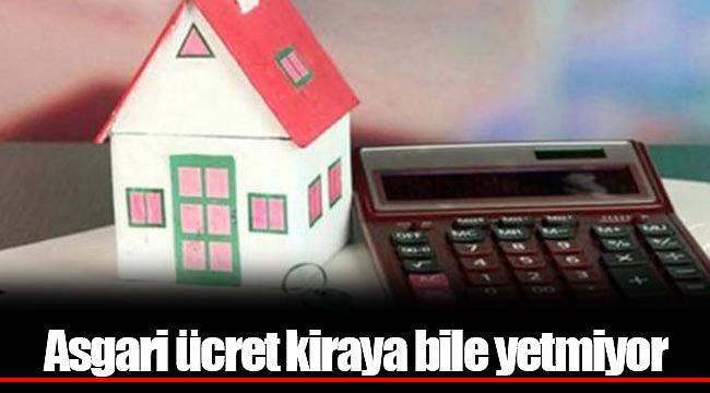Asgari ücret kiraya bile yetmiyor