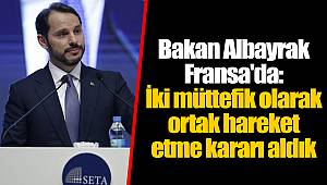 Bakan Albayrak Fransa'da: İki müttefik olarak ortak hareket etme kararı aldık