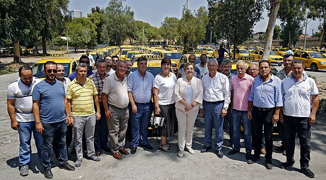Başkan Pekdaş taksicilerin derdine derman oldu