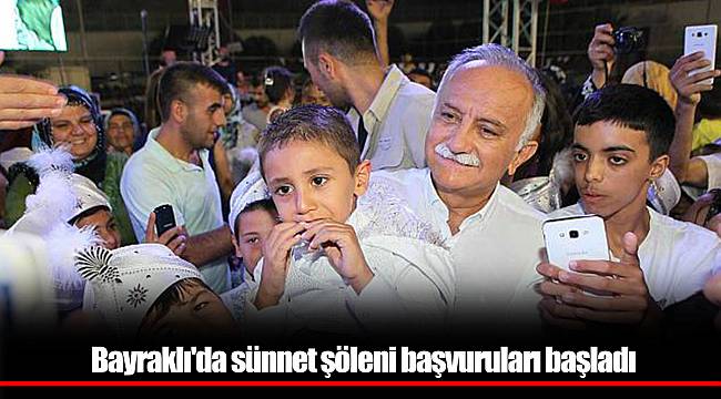 Bayraklı'da sünnet şöleni başvuruları başladı