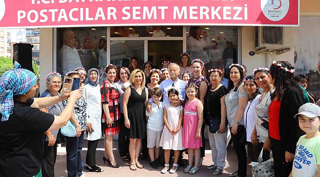 Bayraklı’nın Semt Merkezlerine ilgi büyük