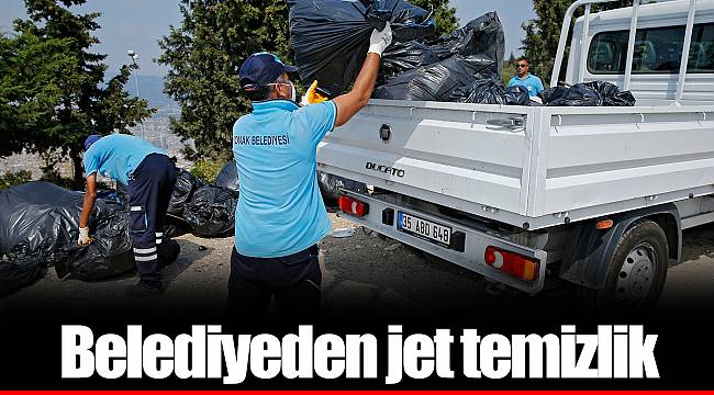 Belediyeden jet temizlik