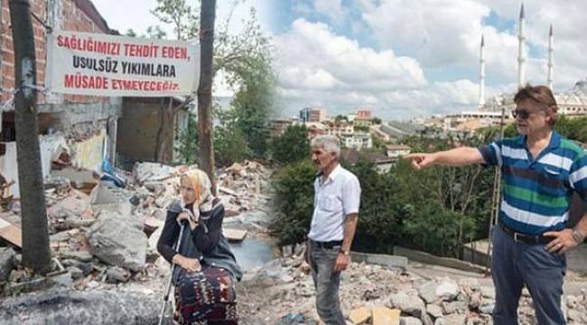Büyük cami küçük camiyi yutar