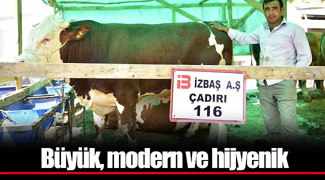 Büyük, modern ve hijyenik